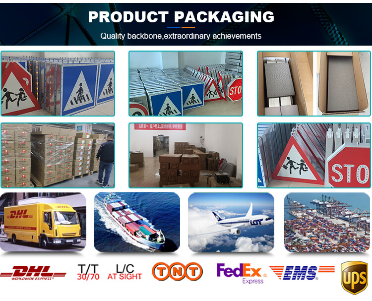 NOKIN solar traffic sign packaging