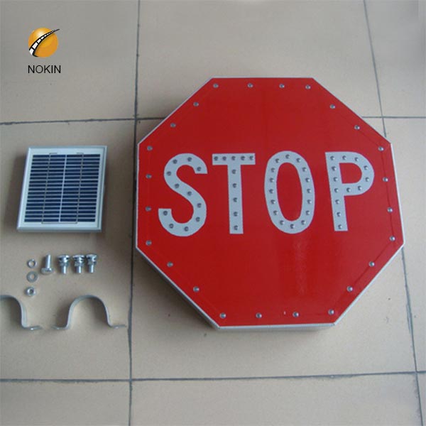 Solar Powered Stop Sign