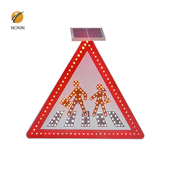 solar crosswalk signs