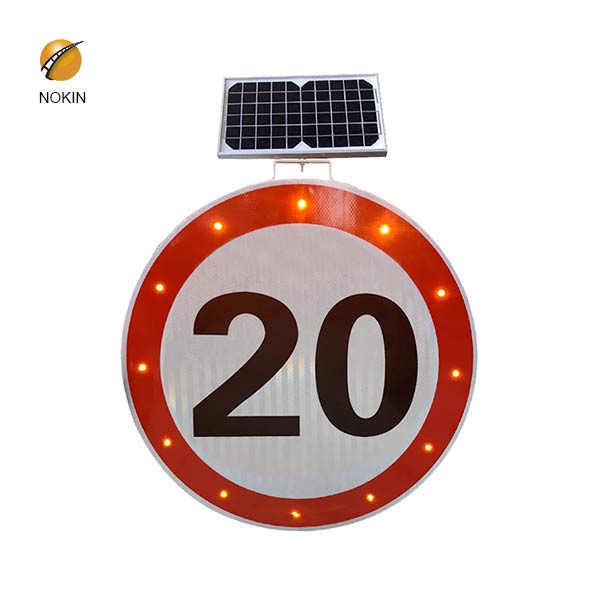 solar powered speed warning signs