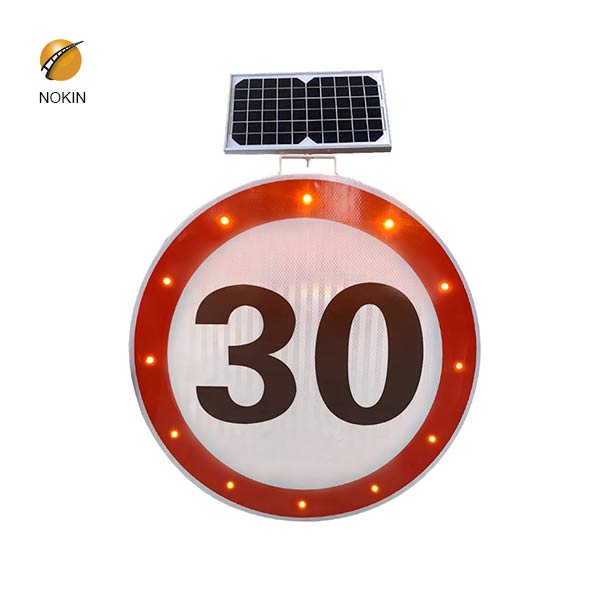 solar powered speed warning signs