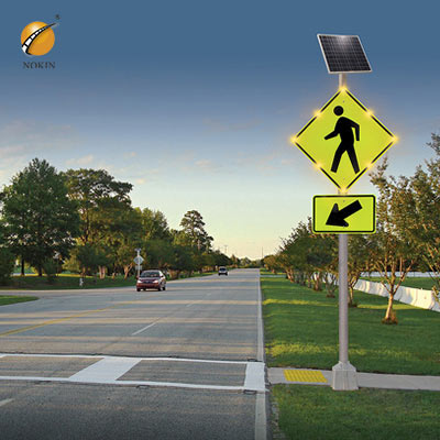 LED Solar traffic signs – a good helper on the road at night